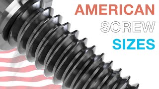 American Screw Sizes Explained [upl. by Nyl]