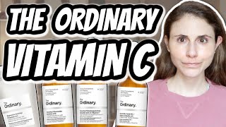 ALL THE ORDINARY VITAMIN C PRODUCTS Dermatologist Review  Dr Dray [upl. by Redna]