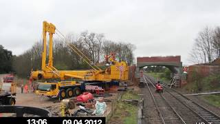 TimeLapse Example 36hr Road Bridge Demolition amp Replacement [upl. by Celka]