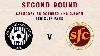 Penicuik Athletic 30 Stenhousemuir  William Hill Scottish Cup 201920 – Second Round [upl. by Decima]