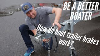 How Do Boat Surge Trailer Brakes Work [upl. by Shorter]