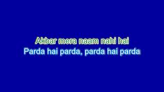 parda hai karaokeAmar Akbar AnthonyShort version [upl. by Rogozen]