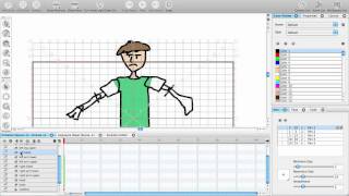 Toon Boom Studio Tutorial  Rig an animatable character part1 [upl. by Alethia39]