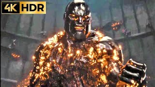 Darkseid Meets Steppenwolf Scene 4K HDR  Snyder Cut [upl. by Dorcas]