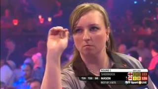 Darts World Championship 2015 Round 1 Sherrock vs Mason [upl. by Sileas563]