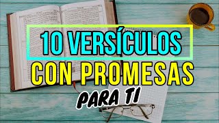 10 VERSÍCULOS DE LA BIBLIA CON PROMESAS DE DIOS [upl. by Yelsew]