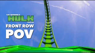 The Incredible Hulk Coaster  Official Ride POV  Islands Of Adventure [upl. by Ateekahs882]