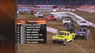 2013 Stadium SUPER Trucks Round 4 Qualcomm Stadium SST on NBC Broadcast [upl. by Walden]