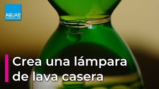 Crea una LÁMPARA de LAVA casera  Experimento [upl. by Eneloc]