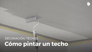 Trabajando en casa  Como pintar un techo [upl. by Secilu216]