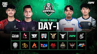 PUBG Mobile NEPX Showdown  Grand Finals Day 1 [upl. by Hoi]