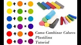 Como combinar colores con plastilina [upl. by Lapides]