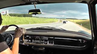 Mercedes 200D Heckflosse W110 vor Baubeginn Umfahrung Zwettl [upl. by Brown]