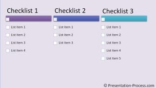 Creating Checklist Slides  PowerPoint Smartart Series 5 [upl. by Rotow]