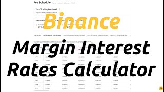 How to Calculate Binances Margin Interest Rates [upl. by Ajax]