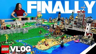 I Painted My LEGO City  VLOG [upl. by Zacarias]