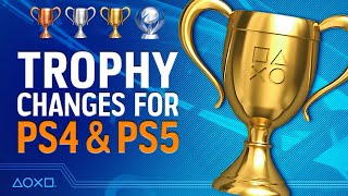 How Trophies Are Changing For PS4 and PS5 [upl. by Annirok348]