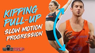 How To Do Kipping Pull Ups Slow Motion Progression [upl. by Aicena]