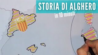 Storia di Alghero  Città catalana dItalia Sardegna [upl. by Henebry161]