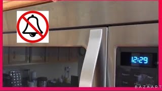 Turn Off Microwave Beeps Easy [upl. by Mazlack835]