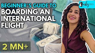 Beginners Guide To Boarding An International Flight  Step By Step  Curly Tales [upl. by Thorma]