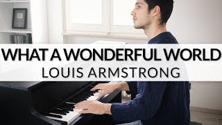 What A Wonderful World  Louis Armstrong  Piano Cover  Sheet Music [upl. by Ahcsropal148]