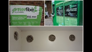 Green Fiber Cellulose Soundproofing and Insulation [upl. by Cutler]