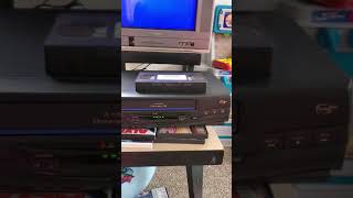 Panasonic 4 Head Omnivision VHS VCR Player Tested Working with Remote PVV4020 [upl. by Adimra657]