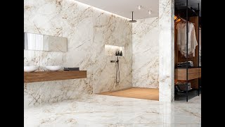 Calacata Gold amp Cuarzo Reno Porcelain Tiles [upl. by Letti548]