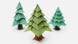 Origami Christmas Tree Jo Nakashima [upl. by Mcnelly]