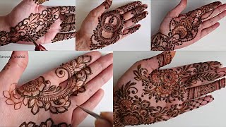 Simple and Stylish Mehendi designs compilation  Henna Art By Aroosa [upl. by Eelinnej]