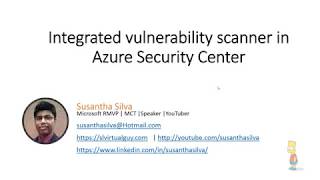 Integrated vulnerability scanner in Azure Security Center [upl. by Sanburn]