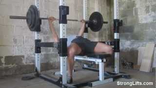 How To Bench Press StrongLifts Shows Proper Bench Form [upl. by Iyre]