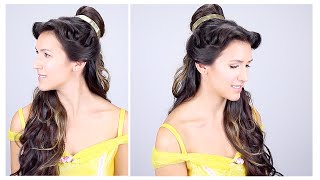 Belle Disney Princess Hair Tutorial [upl. by Bury]