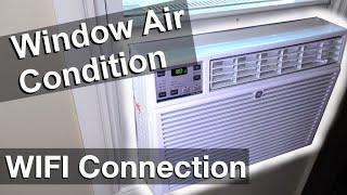 Connecting WiFi enabled Window Air Conditioning Unit Setup how to [upl. by Lirrehs]