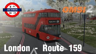 OMSI 2  Addon London  Route 159  Wright Routemaster [upl. by Teloiv]