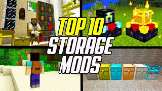 Top 10 Best Minecraft Storage amp Chest Mods [upl. by Atteinotna]