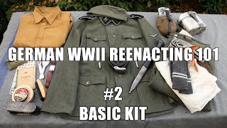 WWIIHampR German WWII Reenacting 101 Part 2 – Basic Kit [upl. by Atiran]