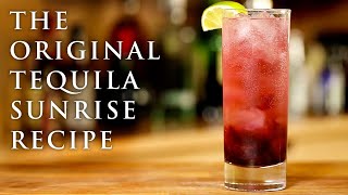 The Original Tequila Sunrise Recipe  Patrón Tequila [upl. by Ehpotsirhc]