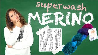 What is Superwash Merino  Yarn University 4 [upl. by Eneleoj]