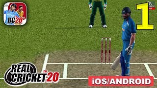 Real Cricket 20 Gameplay Walkthrough Android iOS  Part 1 [upl. by Arres]