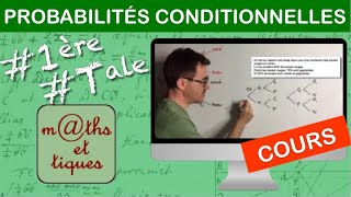 LE COURS  Probabilités conditionnelles  PremièreTerminale [upl. by Bianka319]