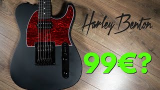 Harley Benton TE20HH SBK Standard Series  Guitar DemoReview [upl. by Meryl]