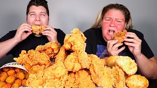 Redneck Deep Fried Chicken • MUKBANG [upl. by Barcus]