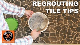 Regrout Shower Floor Tile Quick Tips [upl. by Llehcal82]