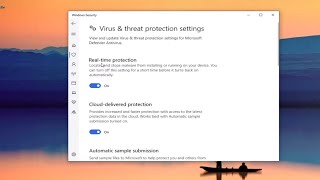 How to Turn On Or Off Virus and Threat Protection in Microsoft Defender  Windows 10 Tutorial [upl. by Aekerly]