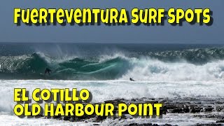 Fuerteventura Surf Spots El Cotillo  Old Harbour Point [upl. by Nodnar]