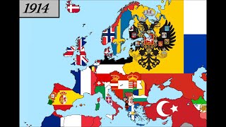 The History of Europe 19002020 by World Heraldry Every Year [upl. by Neelhtak]