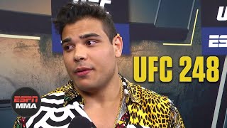 Paulo Costa rips Israel Adesanya’s performance vs Yoel Romero  UFC 248  ESPN MMA [upl. by Ymmot]