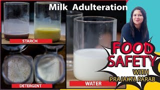 How to test Milk for Adulteration  DIY  Food Safety with Prajakta Parab [upl. by Notsur]